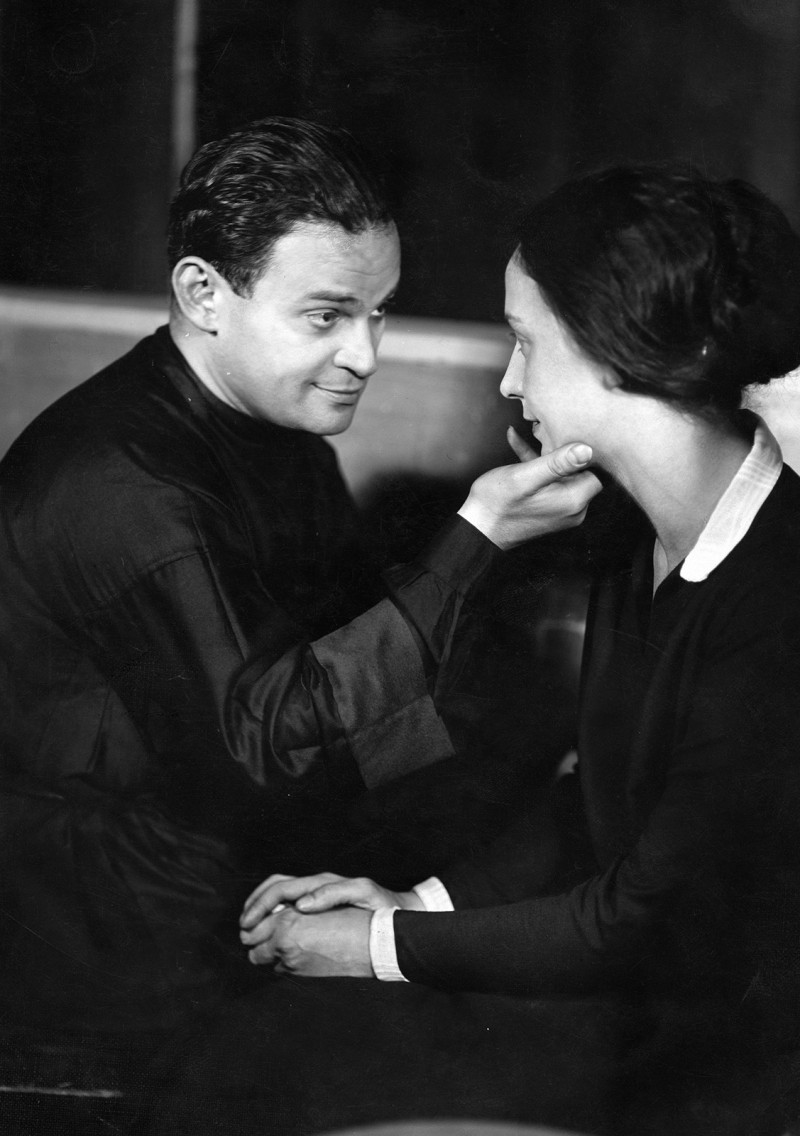 Die Schauspieler Fritz Kortner und Eleonora von Mendelssohn in „Der rote General“, inszeniert von Erich Engel 1928 im Berliner Theater, Fotografie undatiert © ullstein bild / Foto: Zander & Labisch